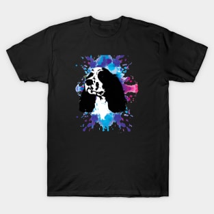 Springer Spaniel Dog Watercolor Graphic T-Shirt